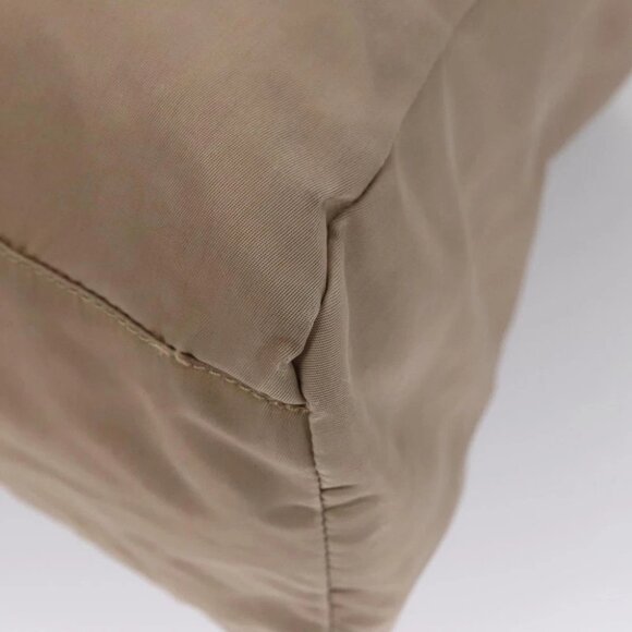 PRADA Hand Bag Nylon Beige Auth 99182 - Picture 10 of 15